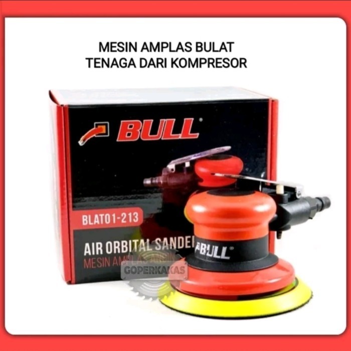 Bull Air Orbital Sander Mesin Amplas Anginmesin Poliser Angin