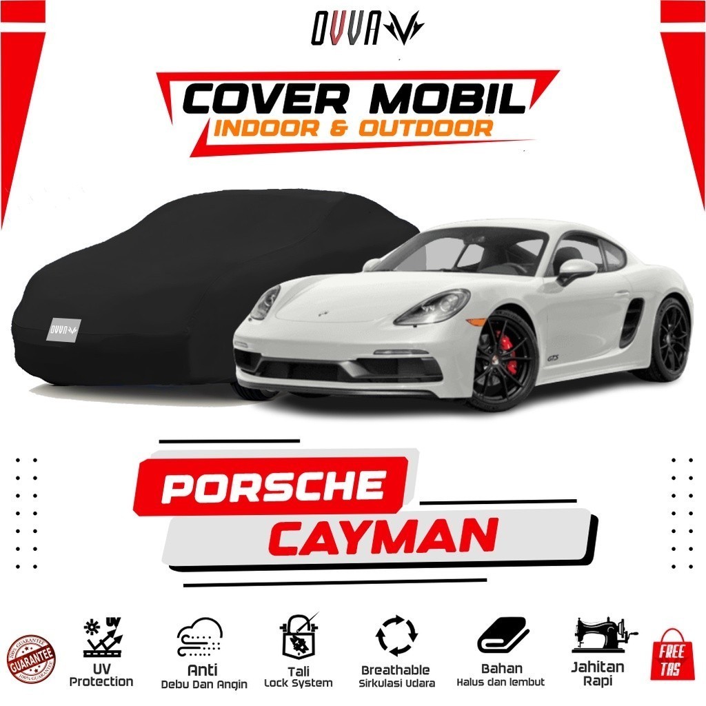 Cover Mobil Porsche Cayman / Sarung Mobil Porsche Cayman / Body Cover Porsche 718