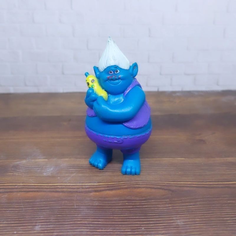 Figure trolls biggie Mainan McD Happy Meal