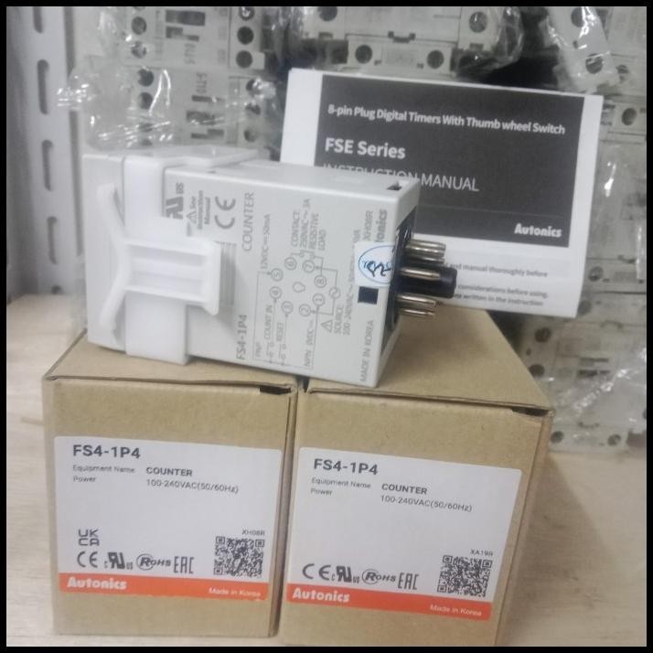 HOT DEAL COUNTER AUTONICS FS4-1P4 100-240VAC ORIGINAL MADE IN KOREA