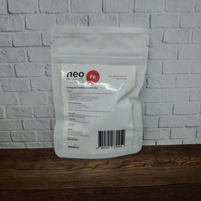 Neo Plants Pupuk Tancap Pupuk Dasar Fe Zat Besi Iron 35 G Gram
