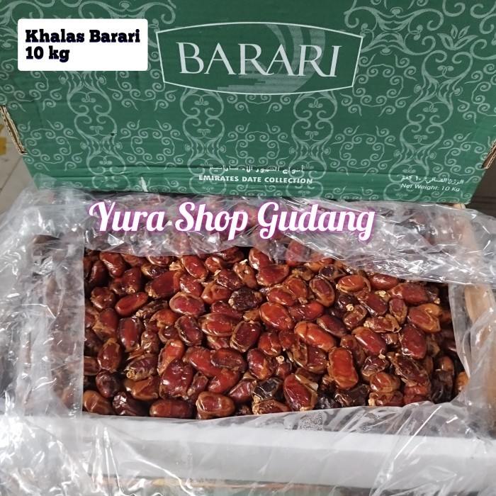 

Kurma Mesir Barari Kurma Khalas 10kg Exp Terbaru Gojek Grab