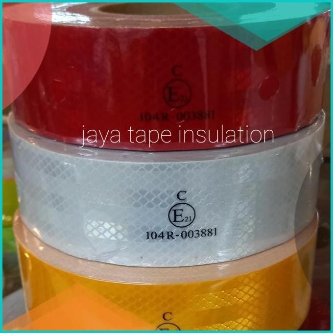 

Sticker reflective diamond-prismatic-scotlite sarang tawon ukuran 19F3