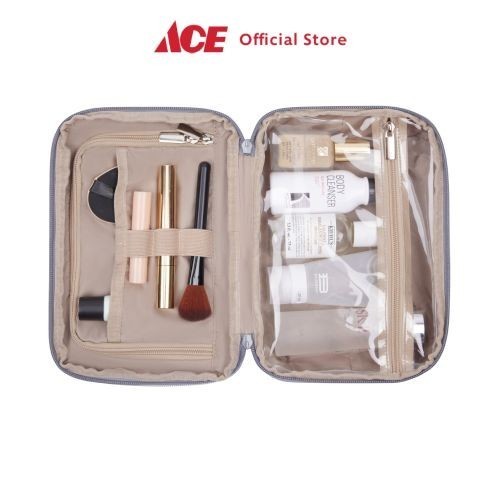Ace - Luggo Phoenix Tas Organizer Toiletry - Cokelat Champagne