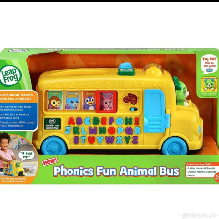 Leapfrog Alphabet Phoenic Bus Leap Frog Alphabet Fun Animal Bus