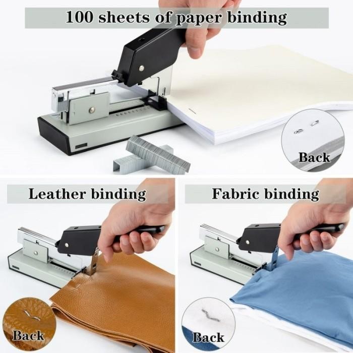 

120 Pages Stapler Besar Heavy Duty Stapler Alat Strapler Heavy Duty Berkualitas