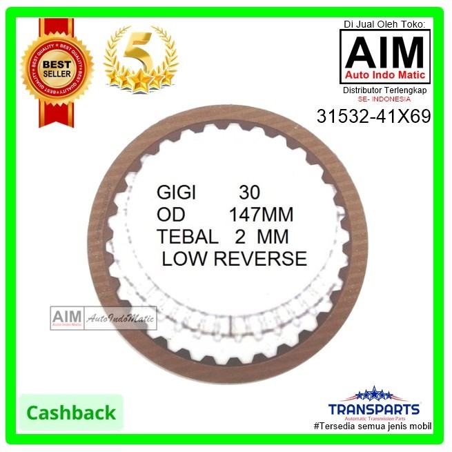 Kampas Matic Re4r01a Terrano Ford Everest Low Reverse 31532-41X69
