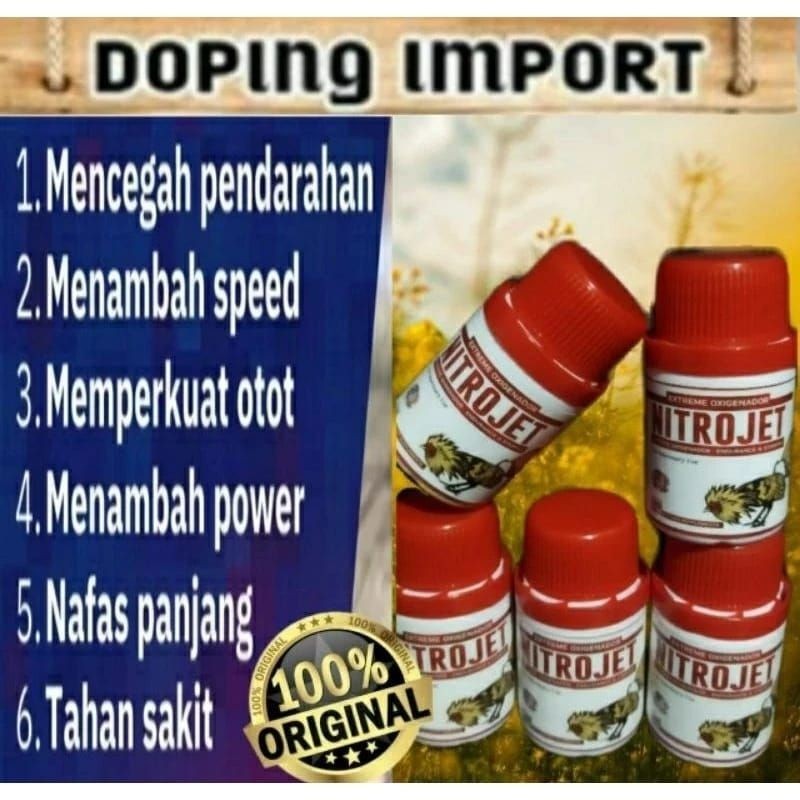 

Doping Penambah Stamina Mental Ayam Aduan || NITROJET Formula Original Kontes Segala Macam Ayam