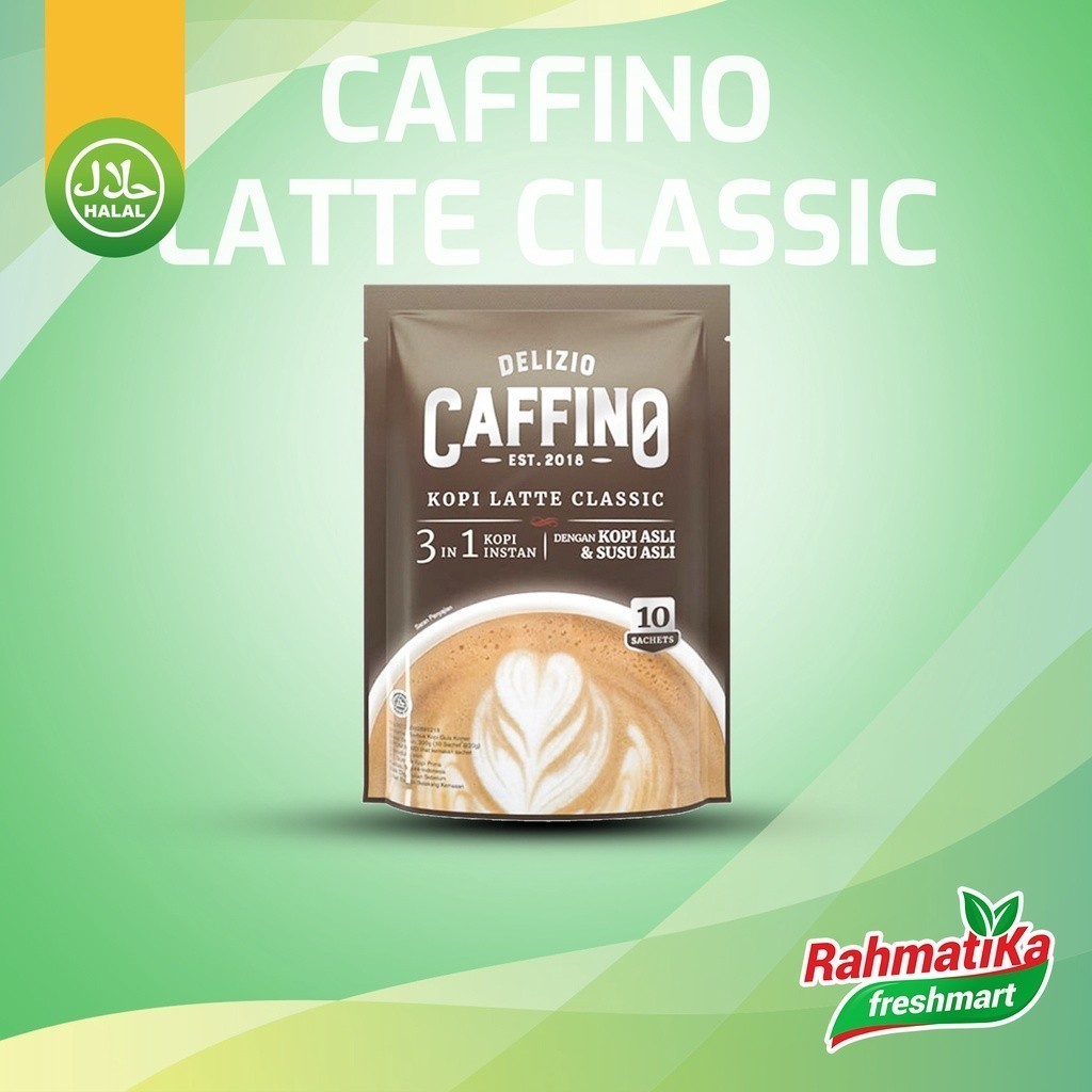 

Caffino 3in1 Kopi Latte Classic (20g x 10 sachet)