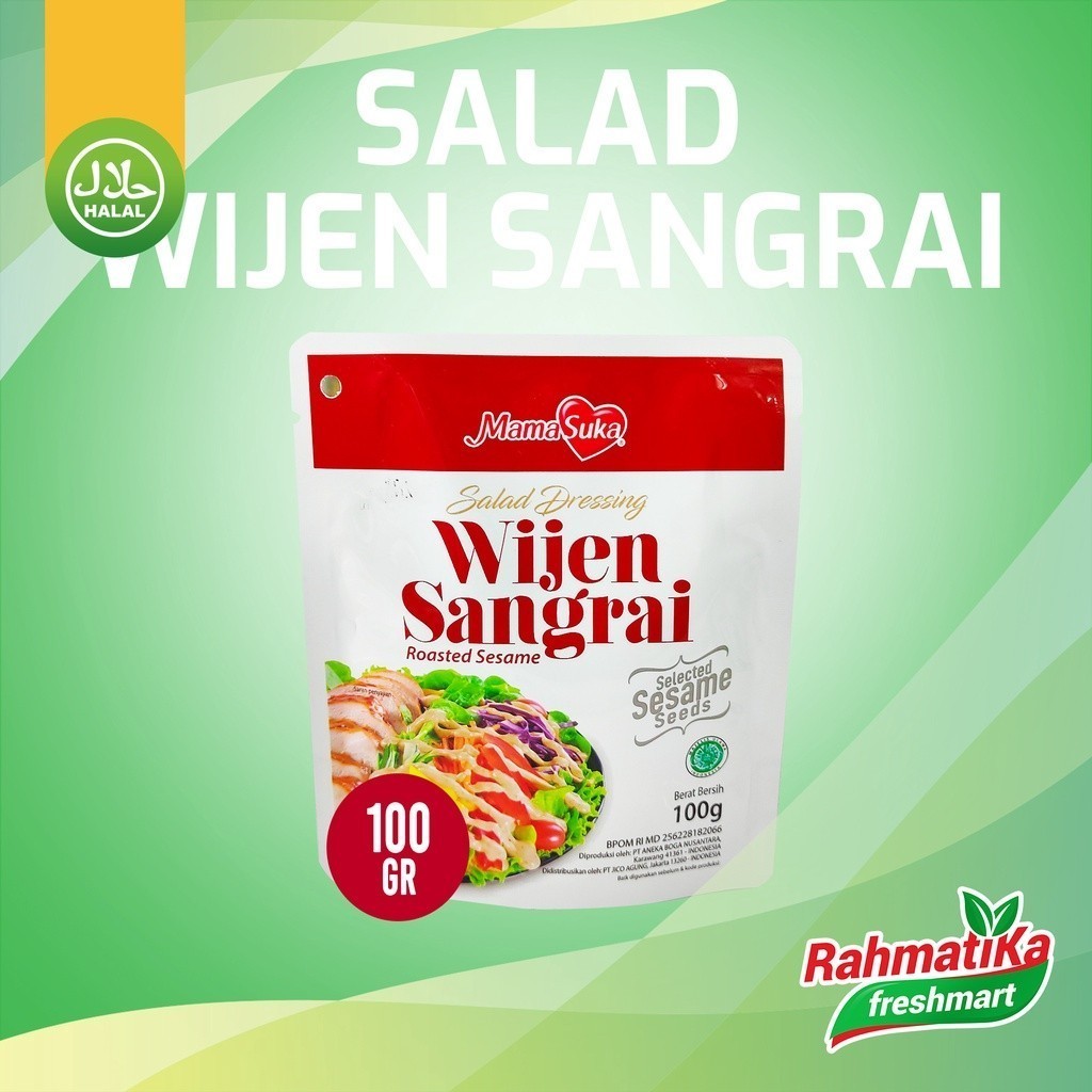 

MamaSuka Salad Dressing Wijen Sangrai Roasted Sesame 100 gr