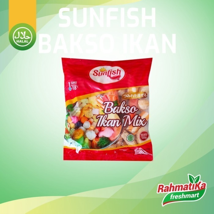 

Sunfish Bakso Ikan Mix 500 gr (Frozen Food)