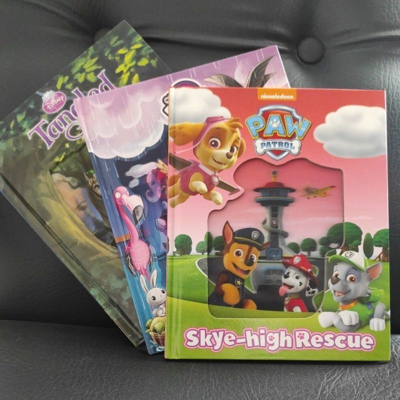 Buku Cerota Bahasa Inggris Disney Tangled Rapunzel Paw Patrol My Little Pony Storybook