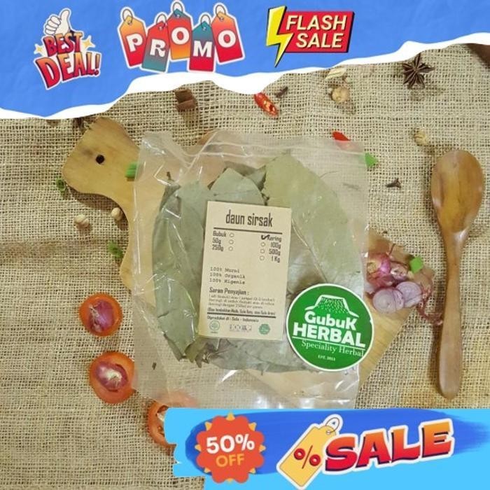 

Daun Sirsak Kering 250 Gram - Annona Muricata - Murni - Jsr - Rempah