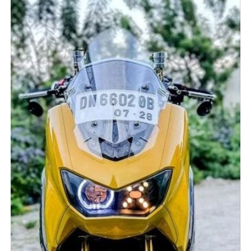 WINDSHIELD NMAX NEW TDR SPORTY VISOR NMAX NEW TDR SPORTY V3 SIRIP TEBAL 4 MILI
