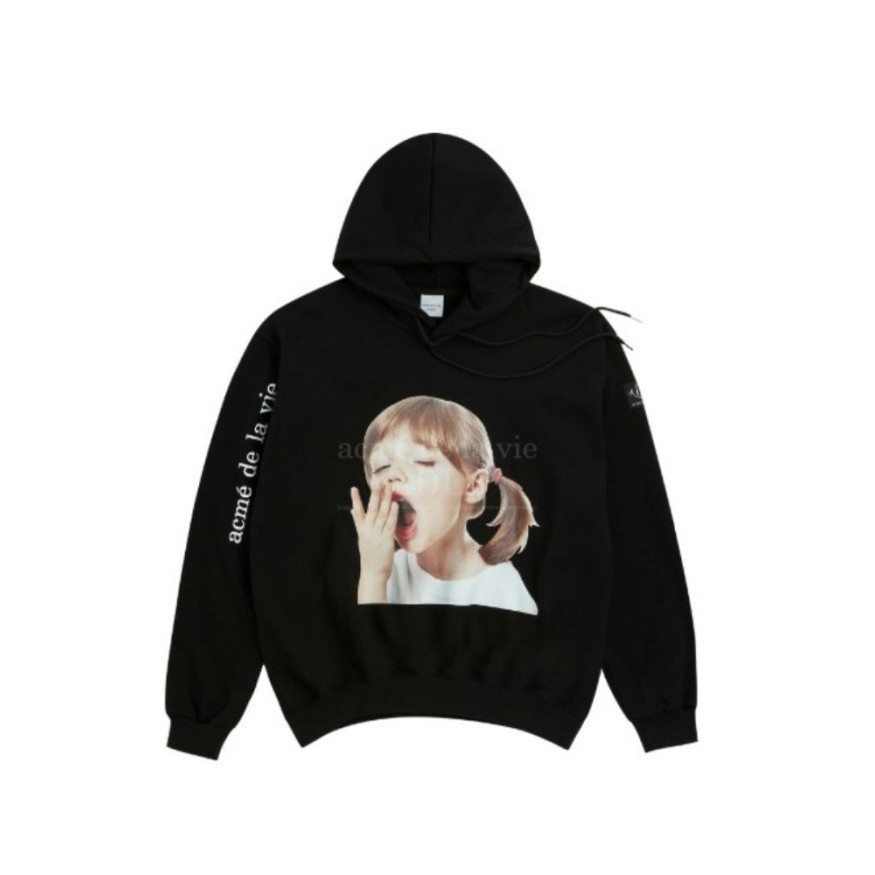 [ADLV] Acmedelavie Hoodie Black Yawn