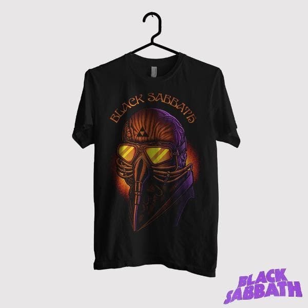 Kaos Black Sabbath Original Gildan - Mask