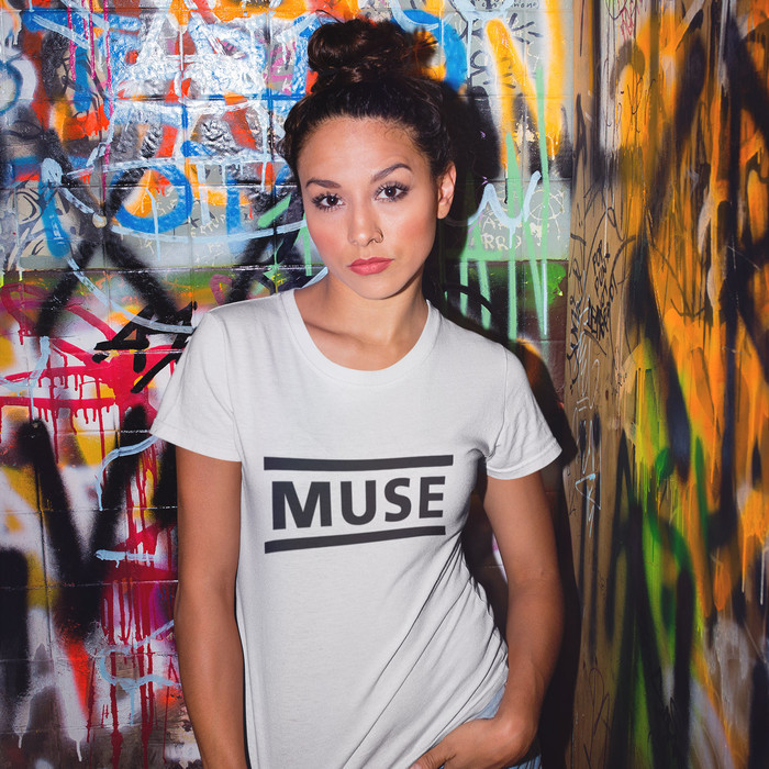 Kaos Band Muse Original Gildan - Logo