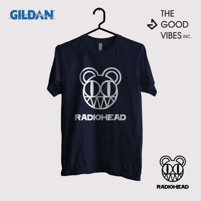 Kaos Band Radiohead Original Gildan - Logo