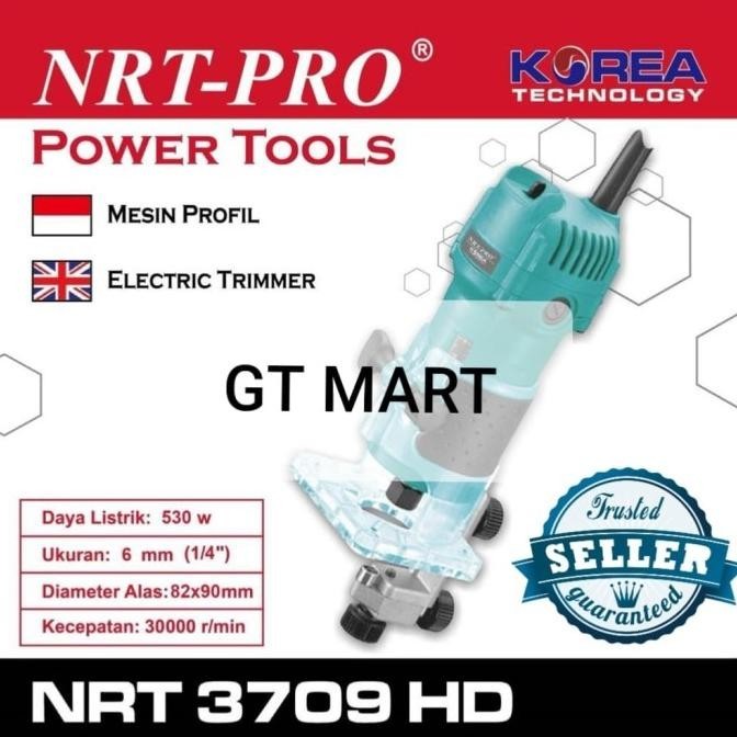 Trimmer Nrt Pro 3709 Hd New Gen/ Mesin Profil Router Nrt Trimmer