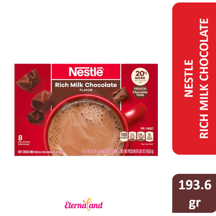

Orea - Nestle Milk Chocolate Hot Cocoa Mix - Susu Cokelat Sachet Nestle Impor