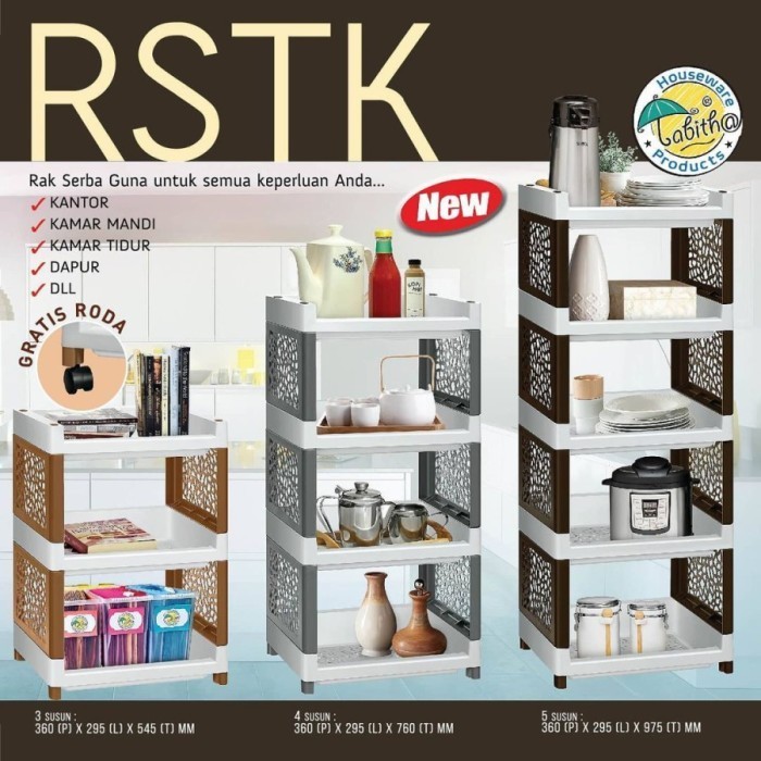 Rak Susun Plastik Serbaguna Tabitha - Rstk