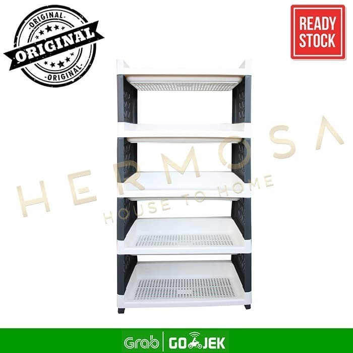 Rovega Supra Rak Susun 5 Tingkat / Rak Susun Plastik Smw 500