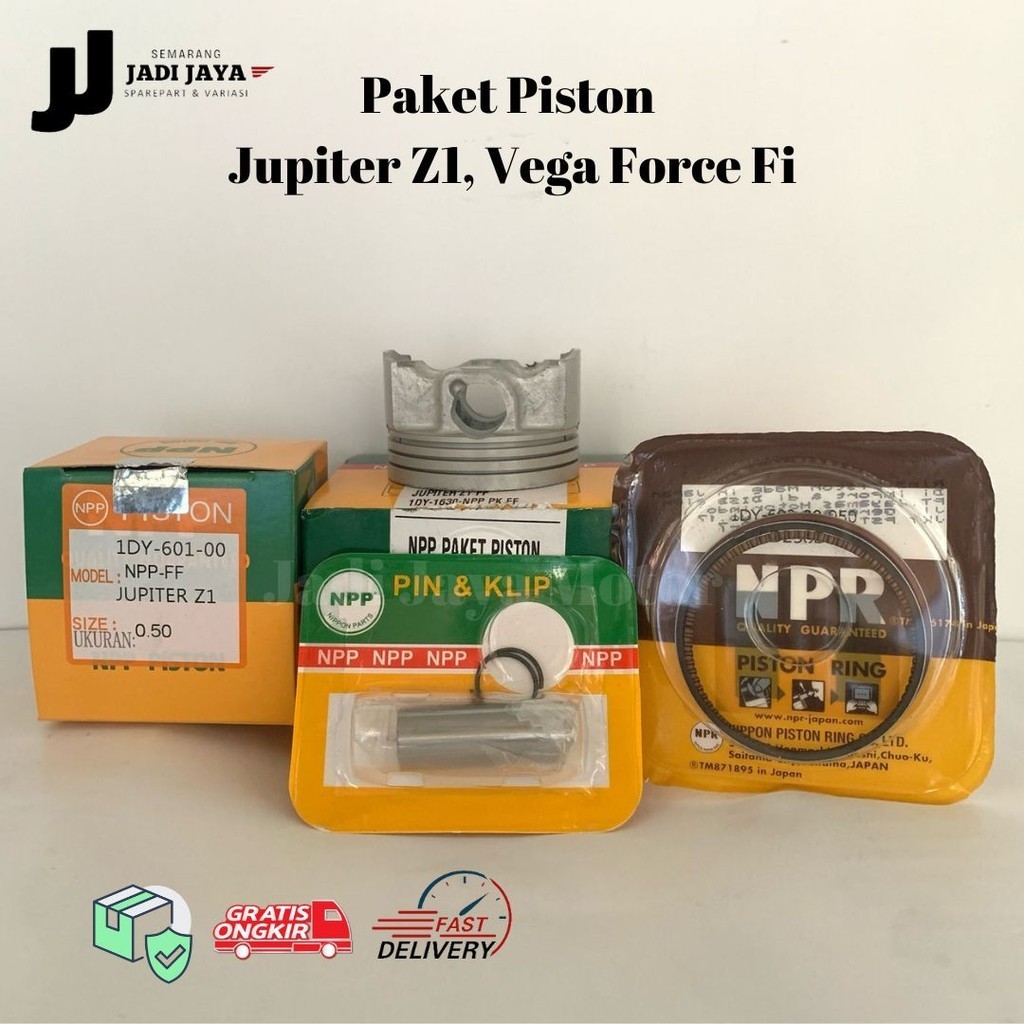 Piston Kit Jupiter Z1, Vega Force Fi NPP OS STD, 25, 50,75,100 / Paket Piston Jupiter Z1 / Piston Ki