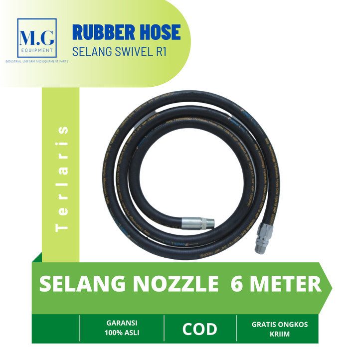 Selang nozzle 6 Meter selang dispenser spbu - peralatan spbu