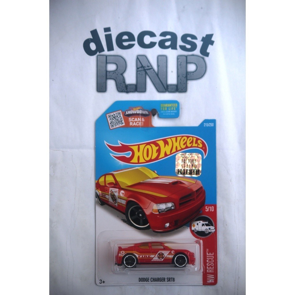 Hot Wheels 2016 Treasure Hunt Dodge Charger SRT8
