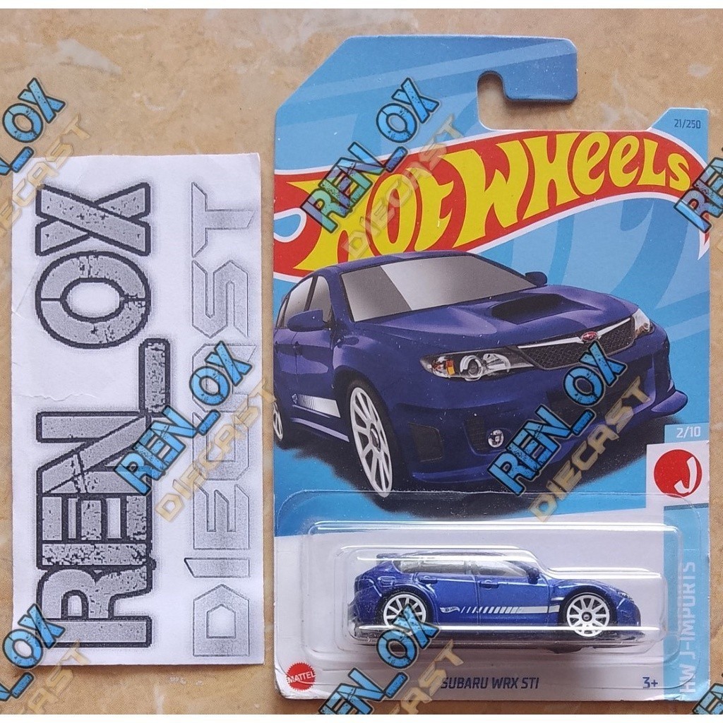 Hot Wheels Subaru WRX STI Biru Metal (2023)