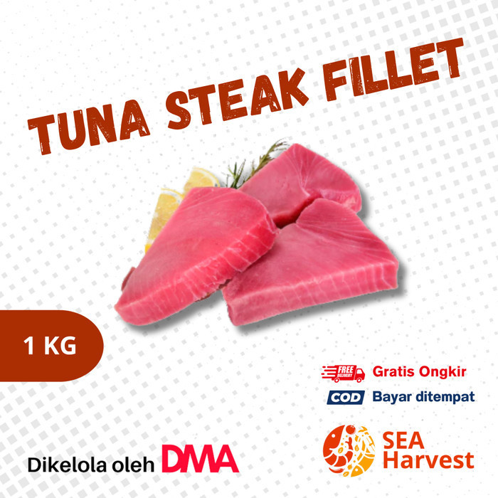 

Ayala - Ikan Tuna Fillet Steak Potong Frozenfood Seafood Premium 1Kg