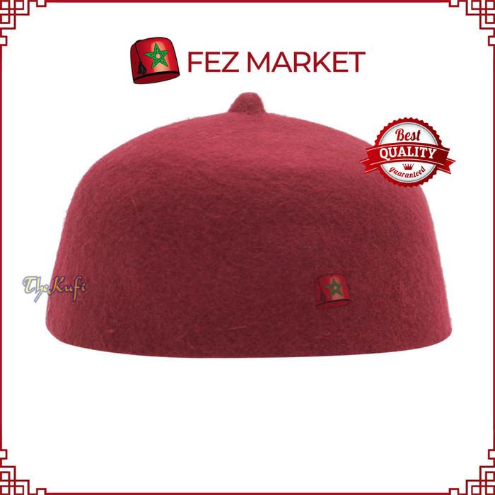 Peci Tarbus Wol Maroko Thekufi- Kopiah Bulu Domba