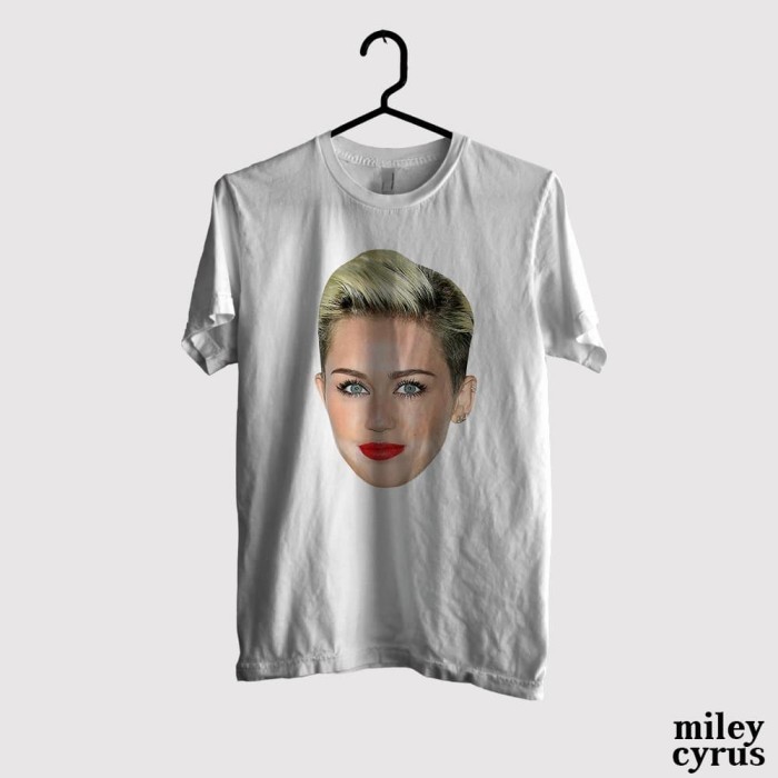 Kaos Miley Cyrus - Face
