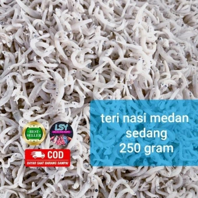 

ikan asin teri nasi medan size sedang 250gram