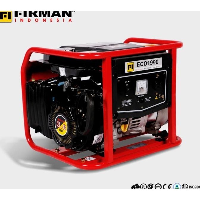 Firman Mesin Genset Bensin Eco1990 1Kw Plus Avr. Gasoline Generator