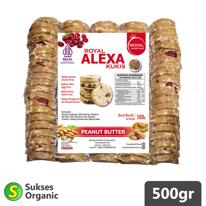 

Almond Delight Cookies Peanut Butter Alexa 500Gr