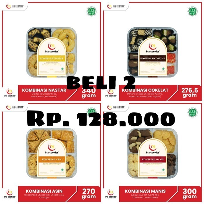 

Kue Ina Cookies Kombinasi