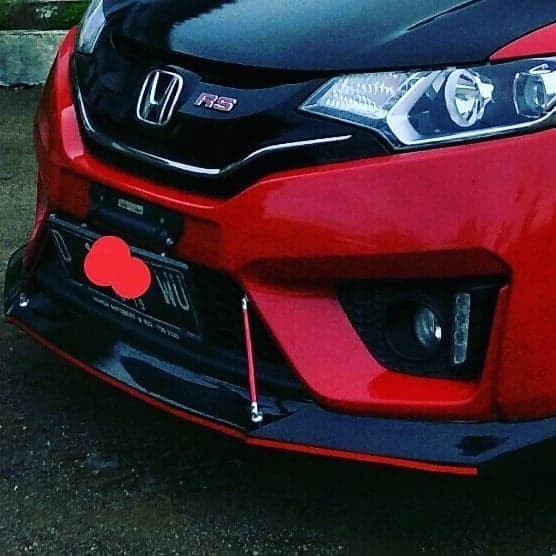 Aksesoris exterior modifikasi variasi Lips Bemper Honda Jazz GK5 15-19