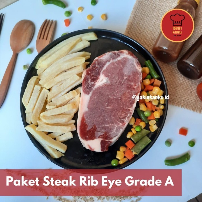 

Ayala - Daging Sapi / Aust. Beef Rib Eye Grade A / Paket Grill Steak Komplit