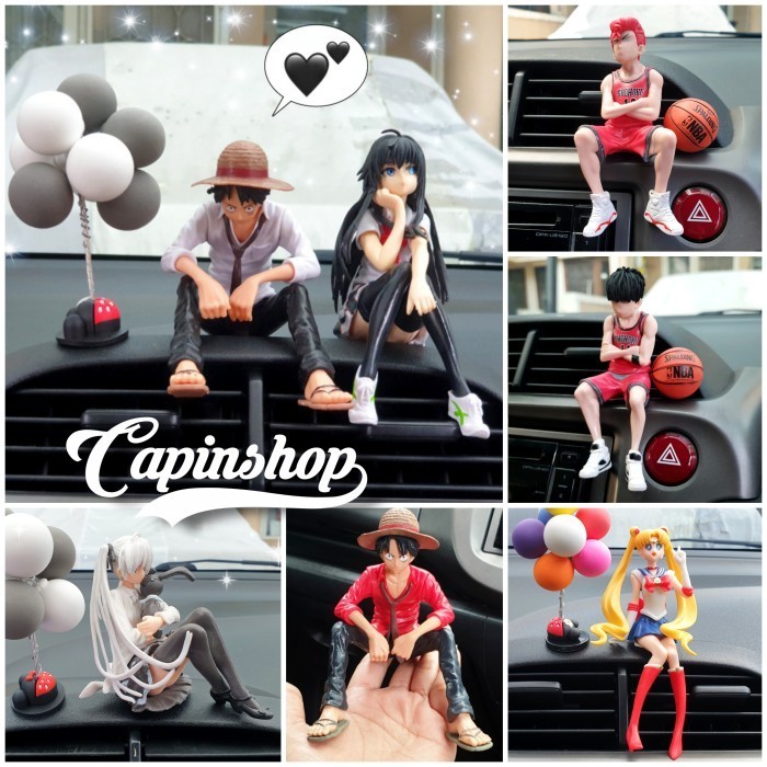 Figure Luffy//Boneka Pajangan Dashboard Mobil El Luffy One Piece Un