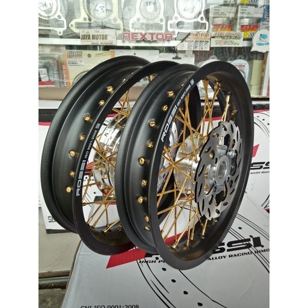 Sepaket Velg Lebar Ring14 Yamaha Matic Mio Xeon Mio J Xride Aerox Dll