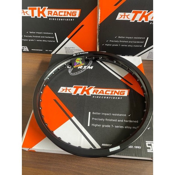 Velg Almunium Tk Racing Ring 18 Lebar 160 Hitam