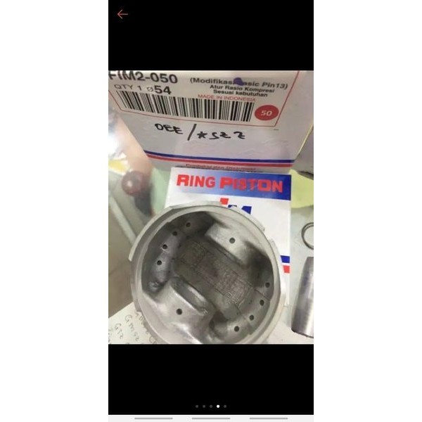 Piston Seher Kit Fim Jupiter Z Kharisma High Dome Mentah Fim2