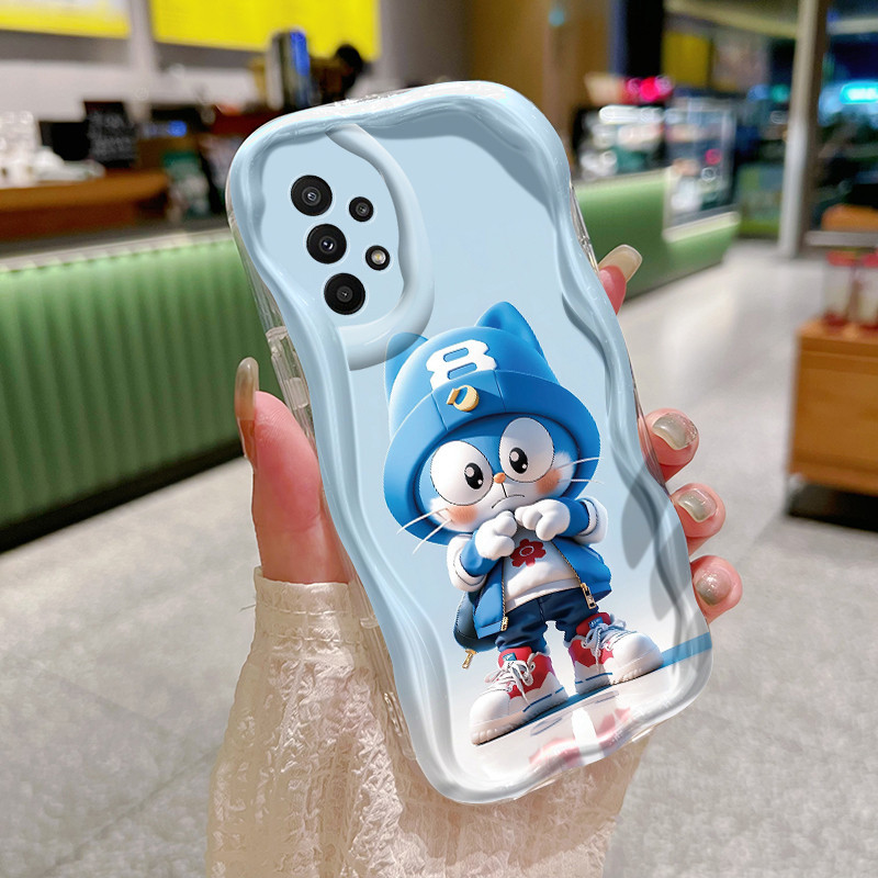 Casing Hp Samsung Galaxy A22 M22 A23 A21s A24 Case sarung HP kartun Casing Doraemon Casing silikon A