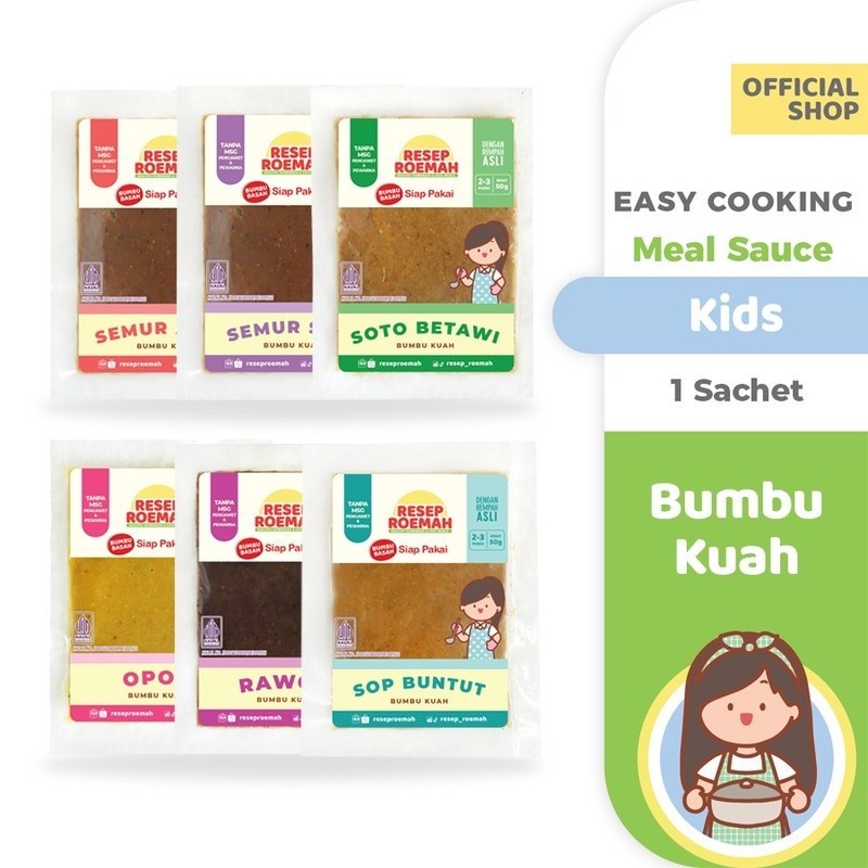 

RR Bumbu Kuah / Bumbu Instan Anak / Kids Instant Seasoning Homemade / Bumbu Masak / No MSG