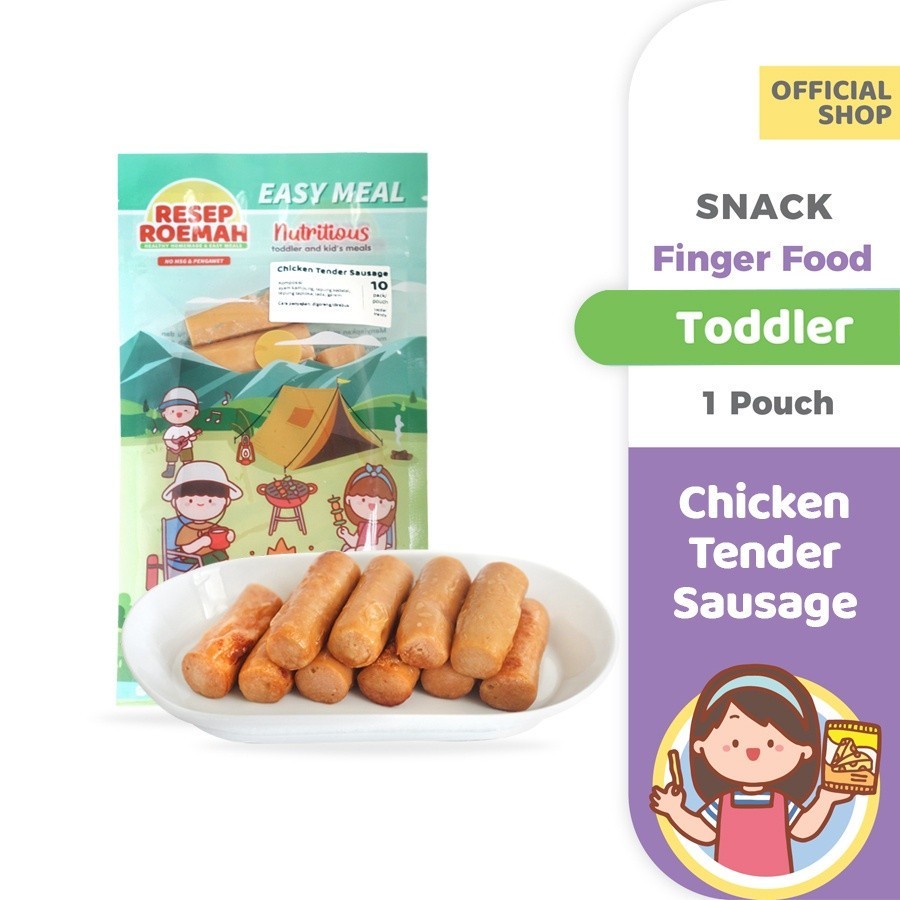 

RR Chicken Tender Sausage / Sosis Ayam / Kids Healthy Frozen Food / No MSG