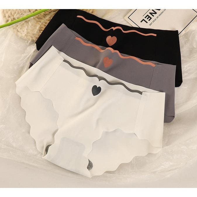 Celana dalam wanita Seamless Motif Love Underwear CD Cewe CD011 launtmiadamtu