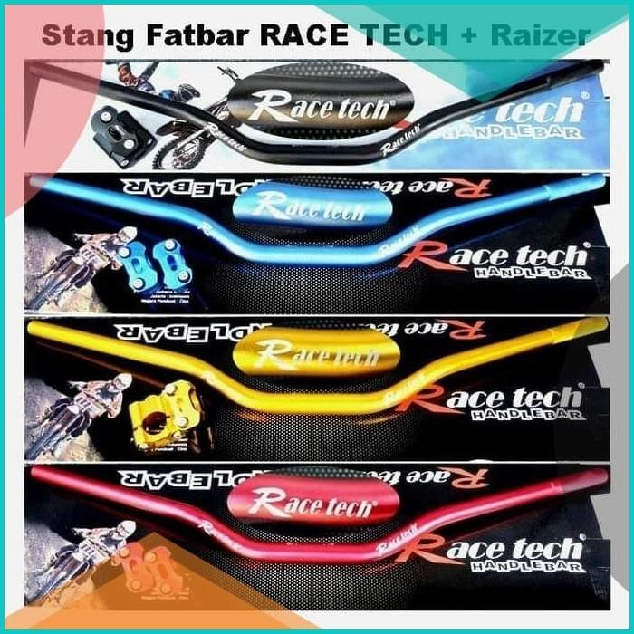 STANG FATBAR TURING MOTOR SPORT MEREK RACE TECH BAHAN ALUMINIUM 19F3B2