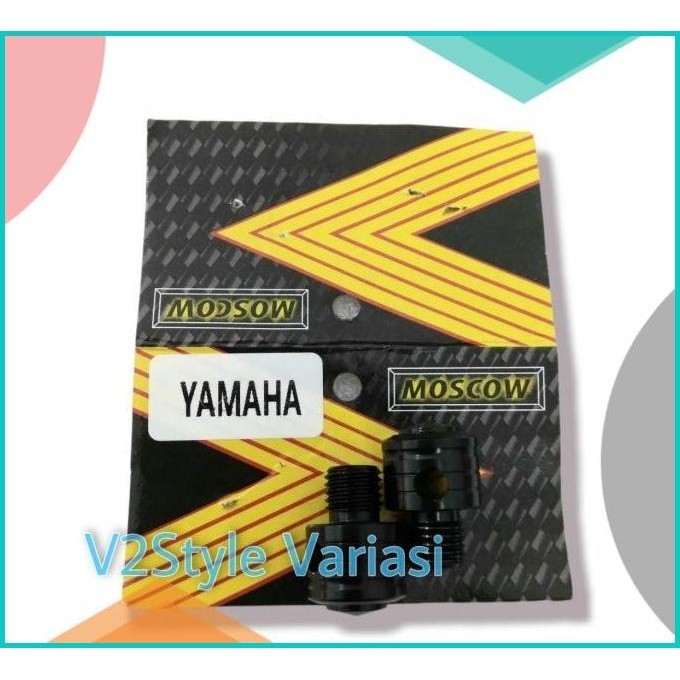 BAUT TUTUP SPION BAUT SPION HONDA YAMAHA BAHAN CNC MERK MOSCOW 1SET 19