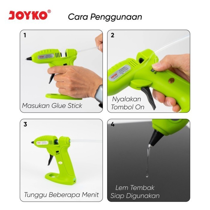 

Rechargeable Glue Gun Joyko Gg-855R / Lem Tembak Cordless Tanpa Kabel